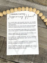 Load image into Gallery viewer, Uniquely Gifted Inspiring Heart Down Syndrome Ornament
