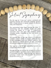 Load image into Gallery viewer, Silent Symphony ASL I Love You Ornament