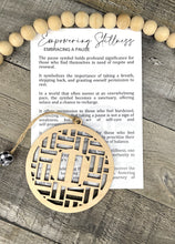 Load image into Gallery viewer, Empowering Stillness Pause Ornament