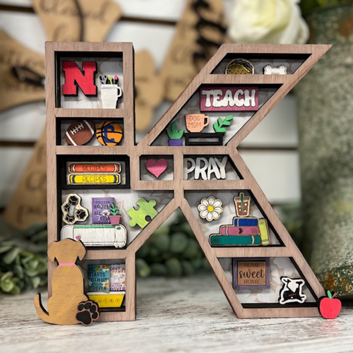Book Nook Initial Shelf Sitter- June 3rd and 10th