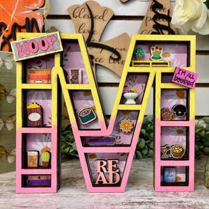 Book Nook Initial Shelf Sitter- June 3rd and 10th