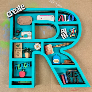 Book Nook Initial Shelf Sitter- June 3rd and 10th