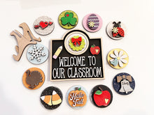 Load image into Gallery viewer, Seasonal (Teacher, Home or Office) Interchangeable