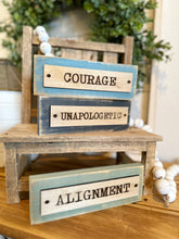 Load image into Gallery viewer, Word of the Year Desk Plaque (Block Version)