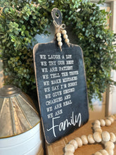 Load image into Gallery viewer, Family Matto Faux Cutting Board