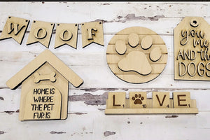 You, Me and the Dogs Tiered Tray Set