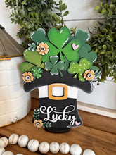 Load image into Gallery viewer, Lucky Shamrock Shelf Sitter