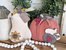 Load image into Gallery viewer, Fall Pumpkin and Goard Shelf Sitters