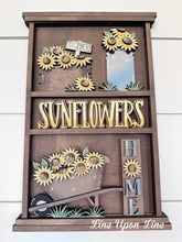 Load image into Gallery viewer, Wall Collage Shelf Holder and Interchangeable Pieces
