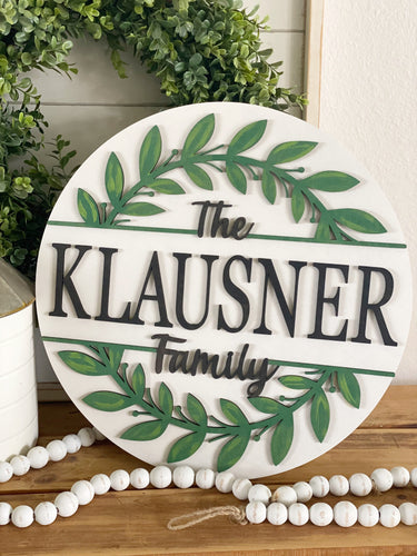 The “Blank Family” Closing Gift Door Hanger