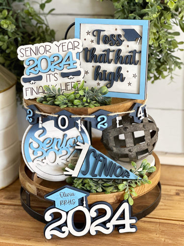 Class of 2024 Tiered Tray Set