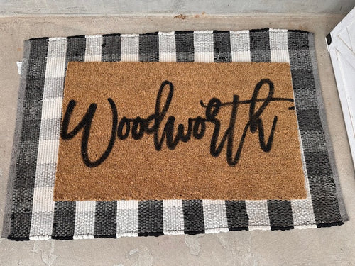 Custom Door Mats- June 5th 6pm