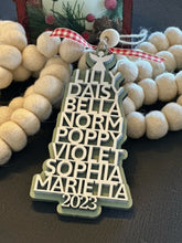 Load image into Gallery viewer, Fury Fundraiser- Personalized Family Name Ornament