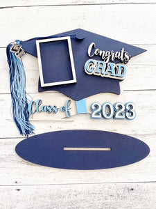 Congrats Grad Standing Picture Frame and Tassel Holder