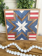 Load image into Gallery viewer, Patriotic Barn Quilt