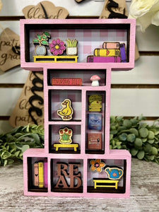 Book Nook Initial Shelf Sitter- June 3rd and 10th