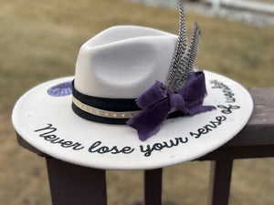 Saddle Up & Stencil- A Rancher Hat Stenciling Workshop April 10th at CCQ