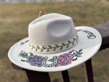 Load image into Gallery viewer, Saddle Up &amp; Stencil- A Rancher Hat Stenciling Workshop April 10th at CCQ