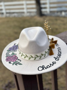 Saddle Up & Stencil- A Rancher Hat Stenciling Workshop March 15th at The Pink Door