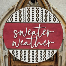 Load image into Gallery viewer, Sweater Weather Door Hanger