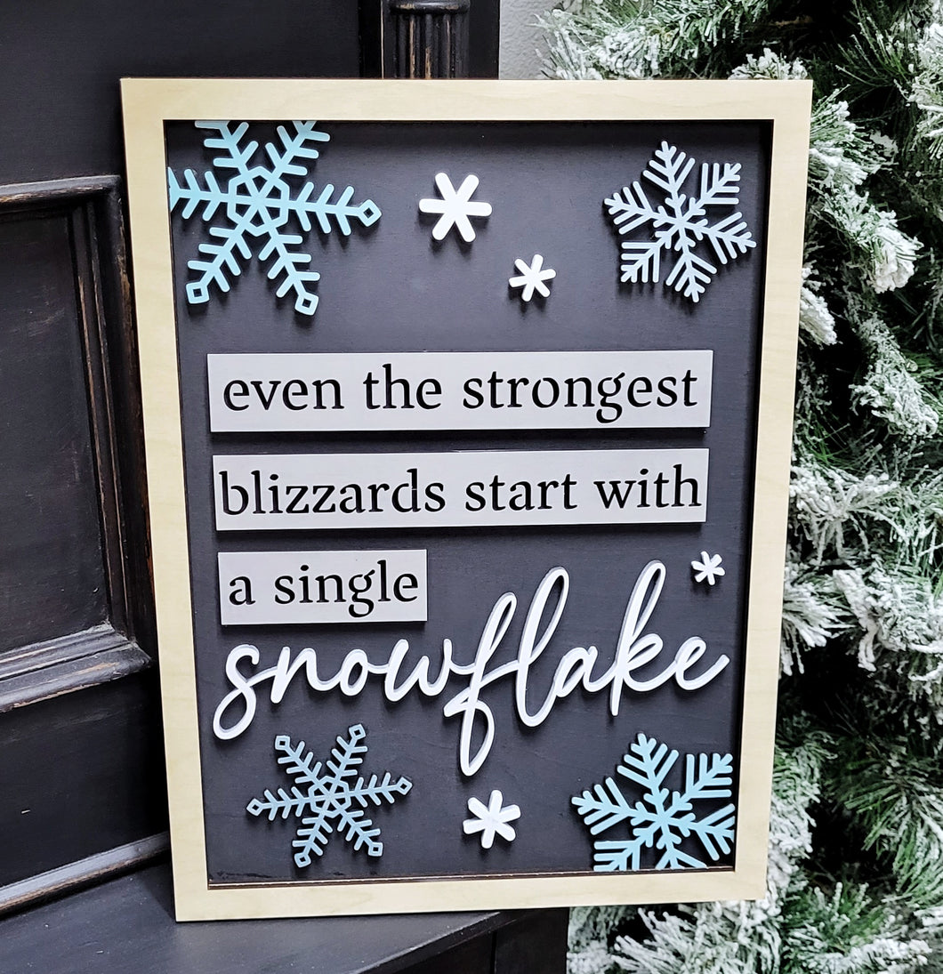 Even The Strongest Blizzards Sign