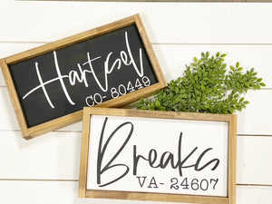 Zip Code Signs
