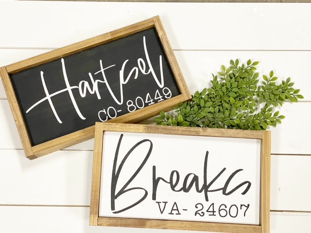 Zip Code Signs