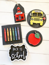 Load image into Gallery viewer, Back to School Tiered Tray Set