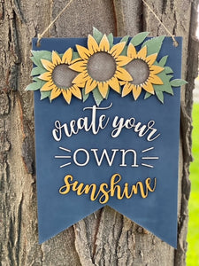 Create Your Own Sunshine Pennent