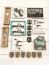 Load image into Gallery viewer, Year Round Family Quote Tiered Tray Bundle