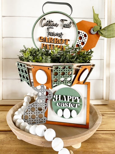 Ratan Easter Tiered Tray Set