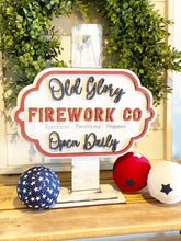 Load image into Gallery viewer, Old Glory Firework DIY Sign