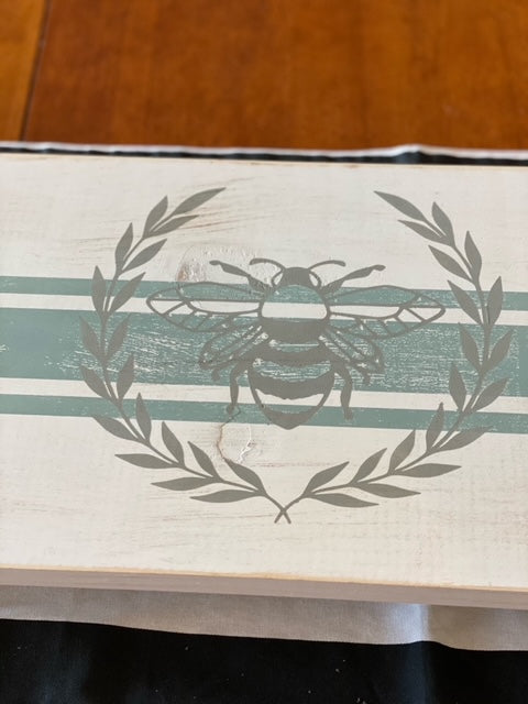 White Wood Table Runner