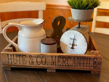 Load image into Gallery viewer, LAST NAME &amp; CO. MERCANTILE CRATE
