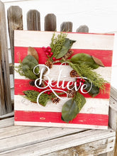 Load image into Gallery viewer, Believe Striped Wall hanging