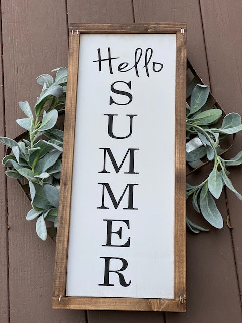 Reversible Spring/Summer sign