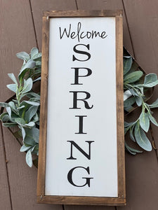 Reversible Spring/Summer sign