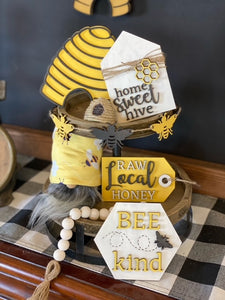 Honey Bee Tier Tray Set