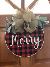 Load image into Gallery viewer, Merry Hoop Wreath