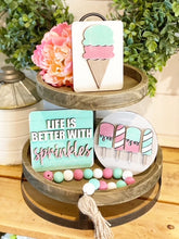 Load image into Gallery viewer, Ice Cream Tiered Tray Set