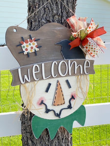 Scarecrow Door Hanger