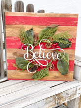 Load image into Gallery viewer, Believe Striped Wall hanging