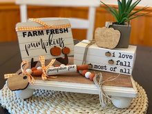 Load image into Gallery viewer, Farm Fresh Pumpkin Table Top Set