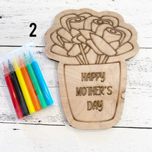 Load image into Gallery viewer, Mother’s Day Coloring Cards