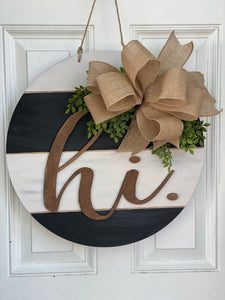 Hi 18” round door hanger