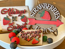 Load image into Gallery viewer, Strawberry Tier Tray Set