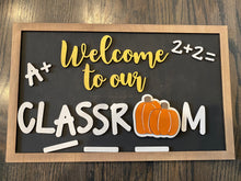 Load image into Gallery viewer, Welcome to our classroom interchangeable