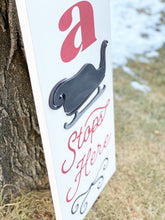 Load image into Gallery viewer, Santa Stops Here Porch leaner