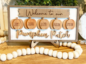 Welcome To Our Patch Personalized Sign
