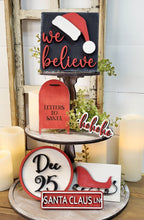 Load image into Gallery viewer, Letters to Santa Tiered Tray Set